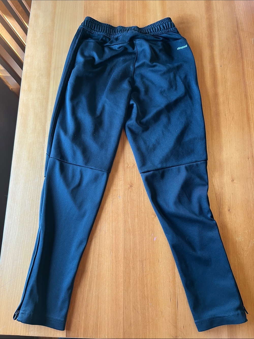 Adidas Climacool Kids Black Performance Track Pants - Picture 2 of 5